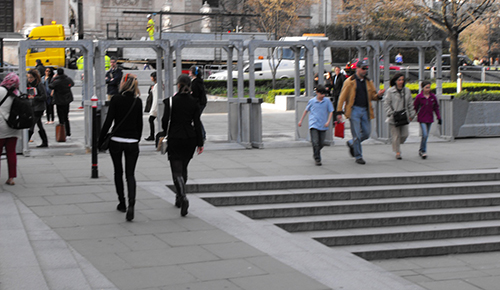 Secureguard Portal installed in a public environment